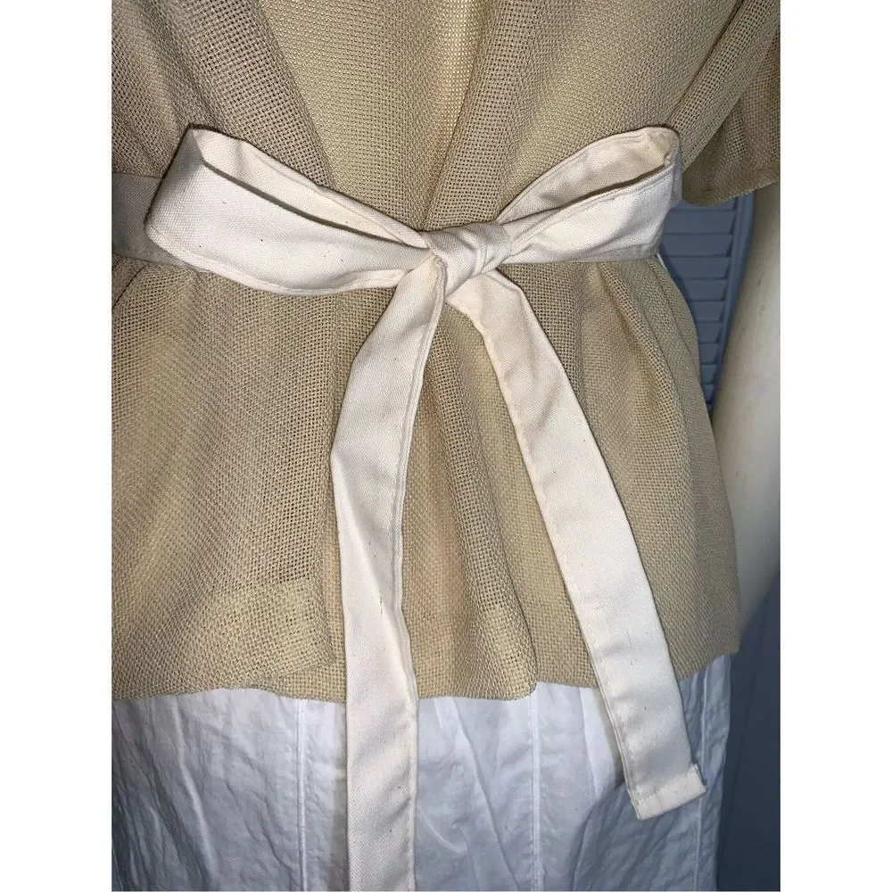 NWOT Vintage‎ Full Apron Blue Country Kitchen Blue Hearts Adult Size